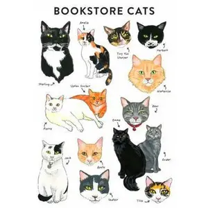 USED-Bibliophile Flexi Journal: Bookstore Cats: (Cat Gifts for Cat Lovers, Cat Journal, Cat-Themed Gifts) (Misc.)