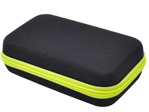 NeeGo | Eva Case for PHILIPS Shavers – Compatible with QP2724/90 QP2834/70 QP2630/72 (QP2520, QP2530, QP2620, QP2630). Hard case with foam insert, narrow shaver slot, 6 spaces for blades, and mesh zippered pocket. Perfect for travel, gym & everyday use.