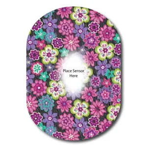 Colorful Blooms Underlay Patch for Sensitive Skin - Dexcom