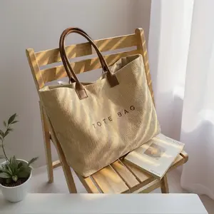Women's Vintage-Style Tote Bag DuPont Lettering Casual Versatile Handbag Minimalist Transparent Simple LargeCapacity Commuter Bag