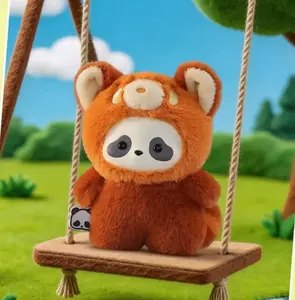 Panda Roll Palm Zoo Series Plush Blind Box
