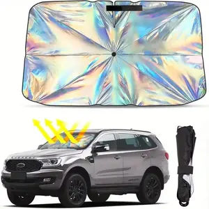 Foldable Anti-UV Windshield Sunshade, Multipurpose Car Front Window Heat Protective Umbrella for Sedan SUVs, Automotive Exterior Accessories for Men & Women, Car Stuff, Vehicle