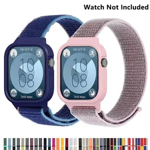 Nylon Woven Watch Band, Replacement Watch Band for Huawei Watch Fit 3, Adjustable Watch Band for Women & Men, Smart Watch Accessories, Wearable