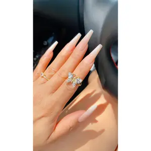 Water Proof: Diamond Butterfly Ring