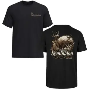 Classic Deer Rifleman Shirt, Remington Hunting Short-Sleeve Tee,  Gift for Hunters, Gift for Her, Gift for Women, Casual Streetwear Top for Men & Women