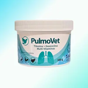 ( Pulmovet  100 gr ) Suplemento  para aves domésticas: palomas y aves de compañía