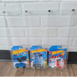 Acrylic Display  for Diecast 1/64 in blister, Hot Wheels, Matchbox and more
