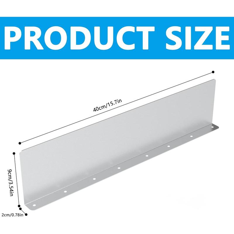 4 count Gutter Valley Splash Guard,Straight Rain Diverter Roofing Gutter Guards,Rain Drip Gutter Guard for House Shingle Roofs Corner (4)