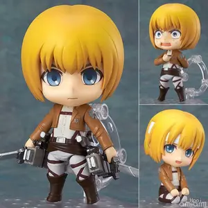 In Stock  Armin Arlert Anime Girl Figure Levi Ackerman Action Figure Shingeki No Kyojin Figurine Model Doll Toys Gift