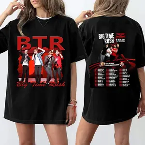 Member of Big Time Rush Shirt, BTR Band Music Tour 2025 Graphic T-Shirt, Cant Get Enough, Womenswear Cotton Apparel, Gift for Fans