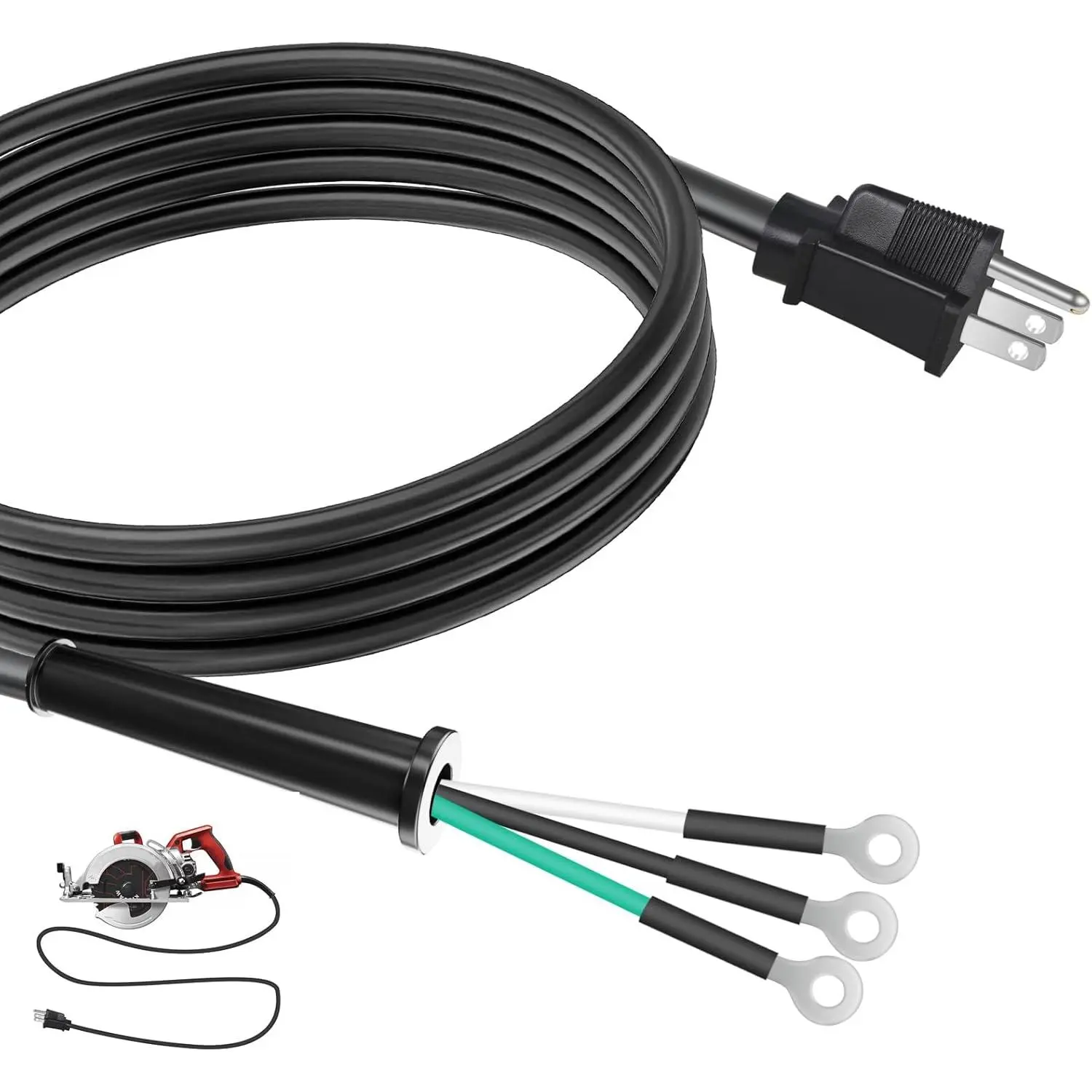 SKILSAW 95104L Circular  Replacement Cord, Compatible with SKILSAW Worm Drive  SPT78W/SPT77WM, Power Cord Parts