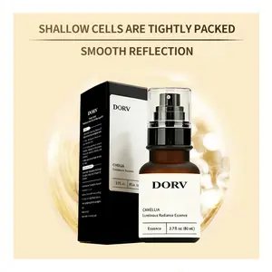 DORV Camellia Luminous Radiance Essence - 80ml Lightweight Hydrating Serum for Oily Skin with Camellia Japonica & Hyaluronic Acid for Radiant Glow