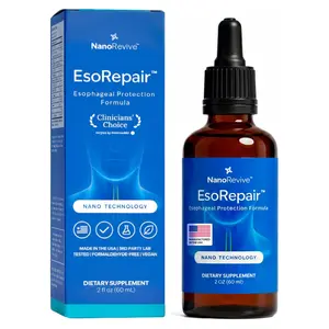 Esophageal & Stomach Healthcare Vitamin Supplements for Men & Women - Digestive Comfort Support - Slippery Elm Bark, Zinc L-Carnosine, Aloe Vera Extract - Non-GMO, Dairy Free
