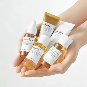 SKIN1004 Madagascar Centella Travel Kit - Facial Care Set for Deep Cleansing, Moisturizing, and Soothing - Ampoule Skincare - Toner, Foam