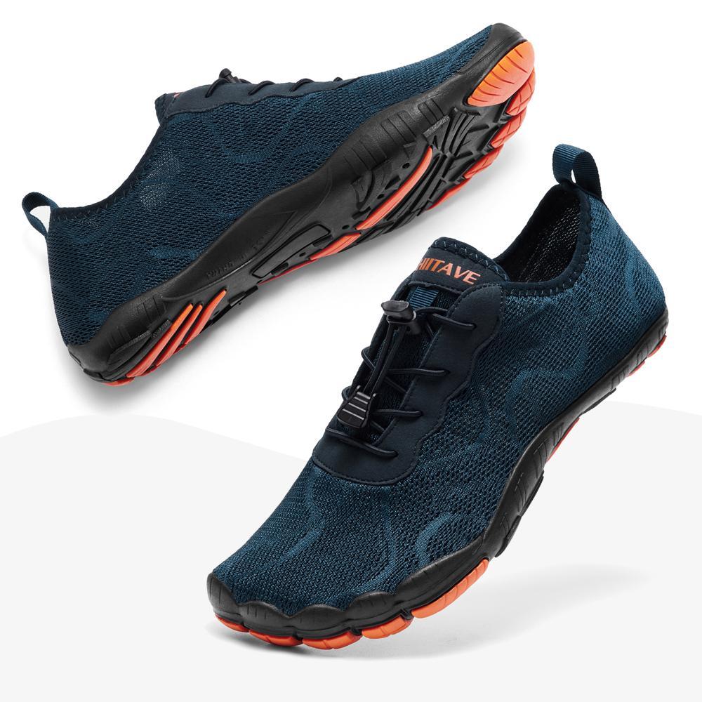 HIITAVE Men 5 Wide Toes Barefoot Lightweight Breathable Water Creek Shoes Beach Aqua Quick Dry for Outdoor Sport Hiking