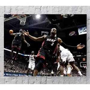 Dwyane Wade Lebron James Poster