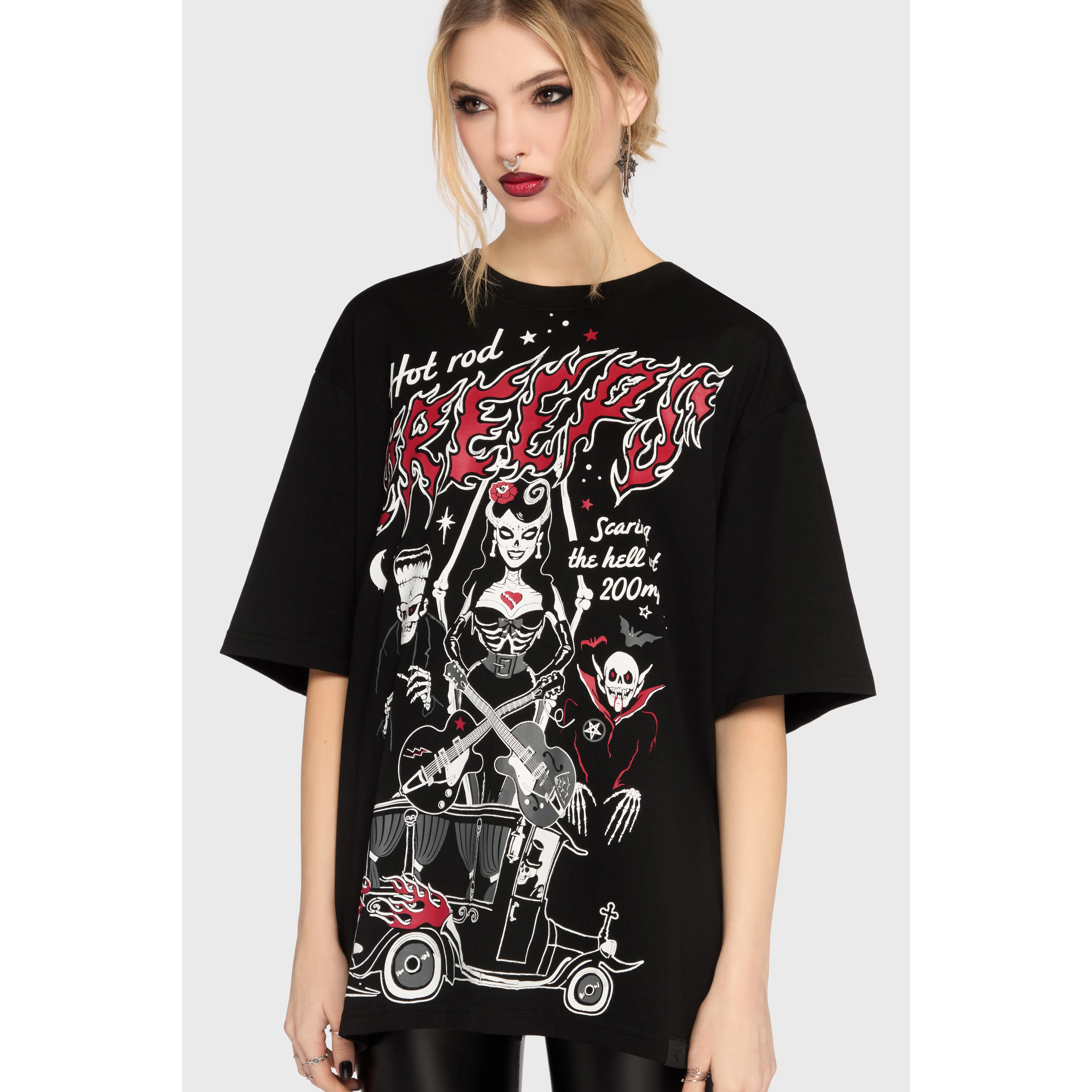 Scaring Hell Boxy T Shirt