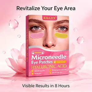 Microneedle Eye Patches, Reduce Dark Circles & Wrinkles, Skin Care, Hydrating Eye Cream, Brightening Formula
