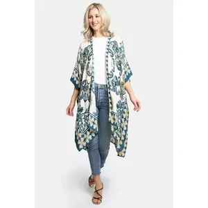 Paisley Print Kimono