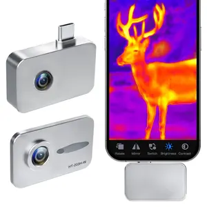 Thermal Camera for Android USB-C, 512x384 Super Resolution with Macro Lens,  256x192 IR Resolution Thermal Imager, 5?F to 1022?F, Work for  Industrial PCB Inspection(NOT for iOS)