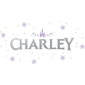 Frozen Style Custom Name/Name Wall Decal/Nursery Decal/Personalized Sticker/Baby Name Decal/Girls Room/Gift/Winter/let it go