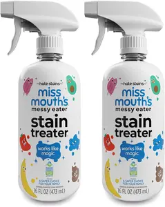 Miss Mouth’s Messy Eater Stain Treater Double Trouble Bundle - 2-Pack of 16oz Stain Remover