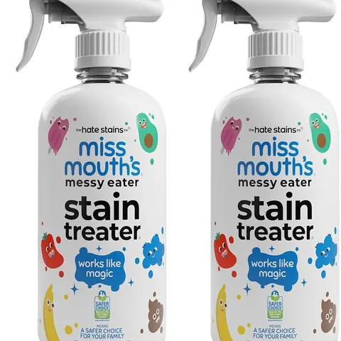 Miss Mouth’s Messy Eater Stain Treater Double Trouble Bundle - 2-Pack of 16oz Stain Remover