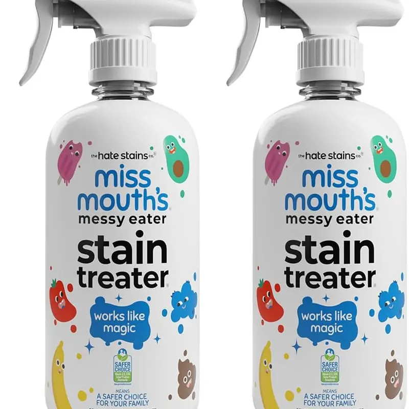 Miss Mouth’s Messy Eater Stain Treater Double Trouble Bundle - 2-Pack of 16oz Stain Remover