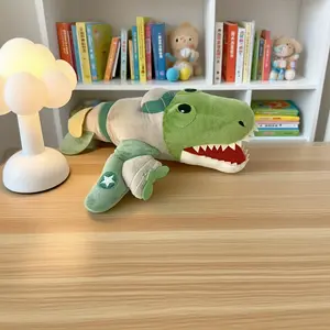 Realistic Crocodile Fighter Plush Toy, Soft Stuffed Animal, Comfortable Touch, Unique Creative Figure, Unisex Gift for Boys and Girls, Perfect Birthday Present