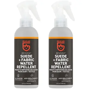 Gear Aid Revivex 4 oz. Suede and Fabric Footwear Water Repellent - 2-Pack