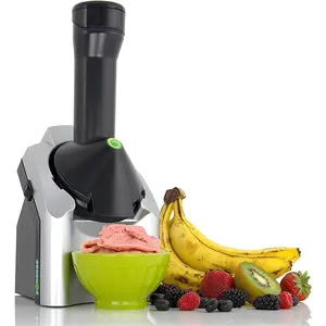 Classic Vegan, Dairy-Free Frozen Fruit Soft Serve Maker, Includes 36 Recipes, 200-Watts, Silver