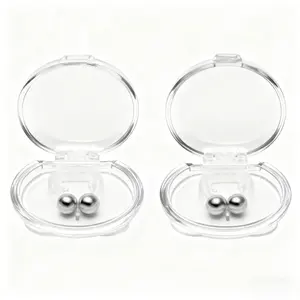 Silicone Magnetic Snore Stopper Nose Clip, Sleep Aid Device, Comfortable Nasal Relief, Anti-Snore for Men and Women, Model 101