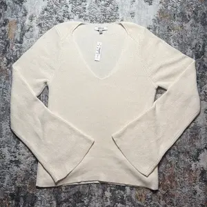 Women’s flared sleeve V neck sweater size M