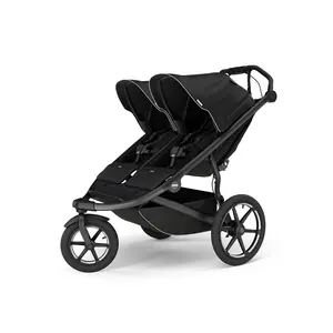 Thule Urban Glide 3 Double Child All-Terrain Stroller, Lightweight, Air-Filled Tires & Suspension, Integrated Hand Brake | jogging-strollers
