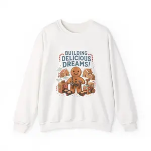 Gingerbread Building Delicious Dreams Sweatshirt