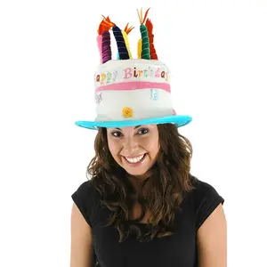 Birthday Cake Plush Hat