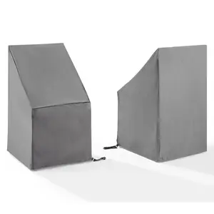 Crosley 2Pc Outdoor Dining Side Chair FurnitureCover Set