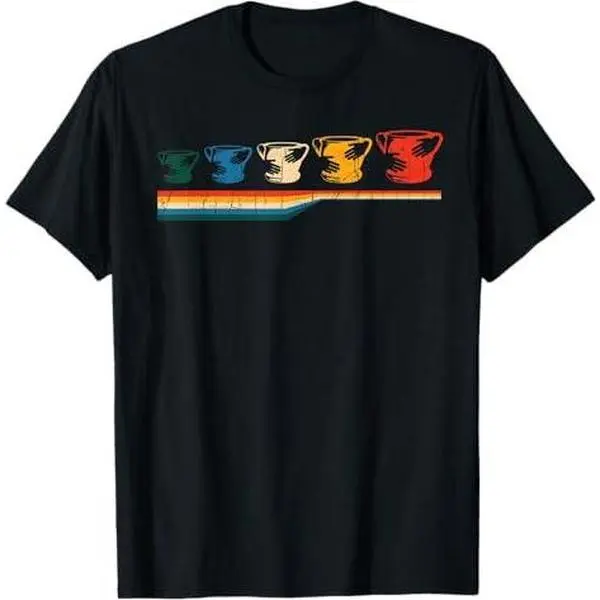 Ceramics T Shirt Retro Vintage Pottery Shirt Wheel Gift Pots