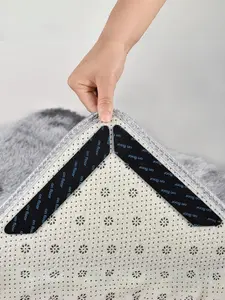 LMMAKE Non-Slip Rug Grippers with Advanced Anti-Curl Technology Strong Adhesive Backing for Maximum Hold Secures Rugs Carpets & Floor Mats on All Smooth Surfaces Ideal for Elderly Homes Pet Households & Commercial Spaces