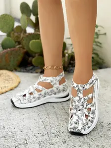 Summer Women's Casual Fashion Wedge Sport Sandals, Comfortable Soft Sole, Stylish Athletic Shoes for Female Style