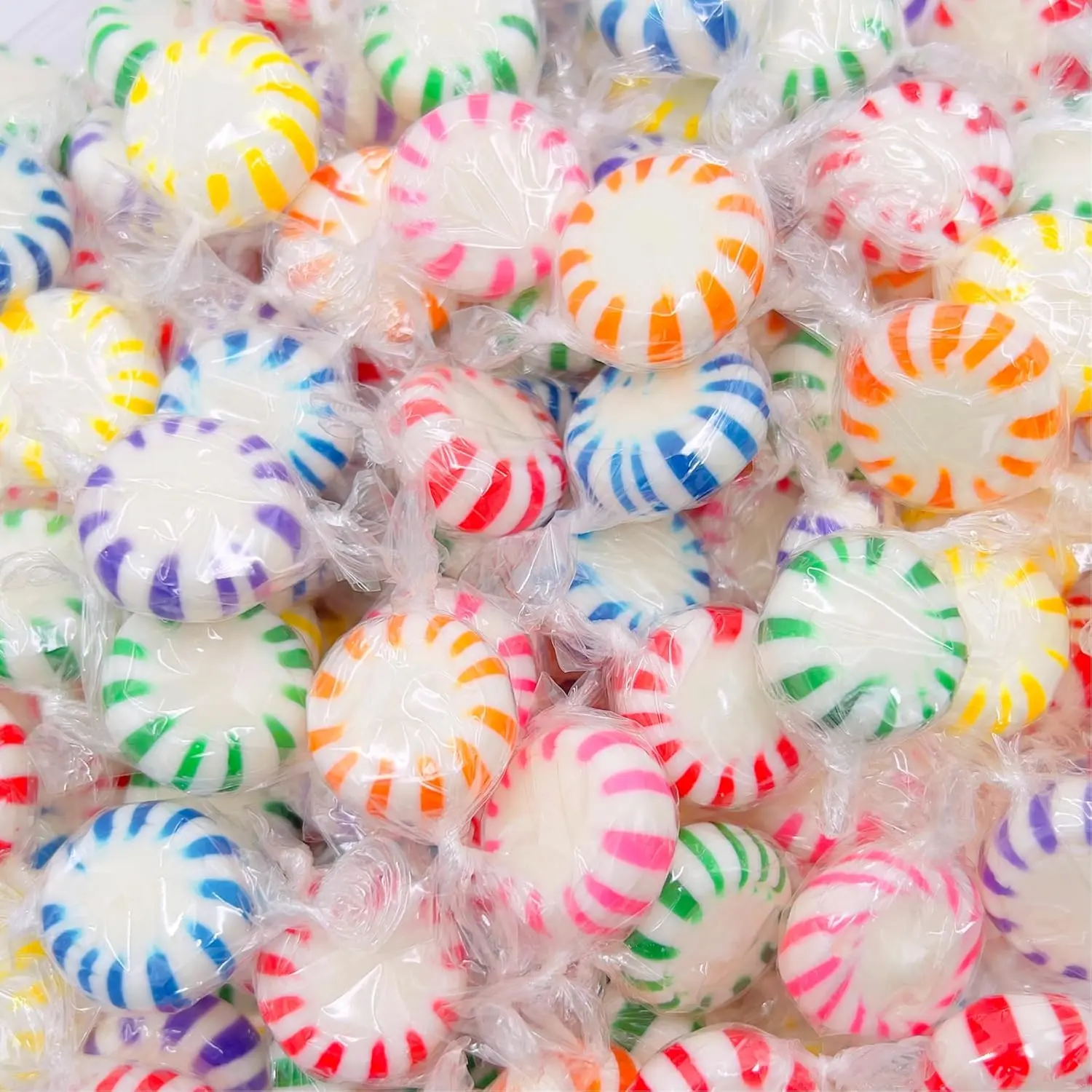 Assorted Fruit Hard Candy Mix 1 lb Bulk Pack, Individually Wrapped Fruity Hard Candies, Colorful Candy Assortment for Candy Bowls, Parties, Offices & Everyday Snacking