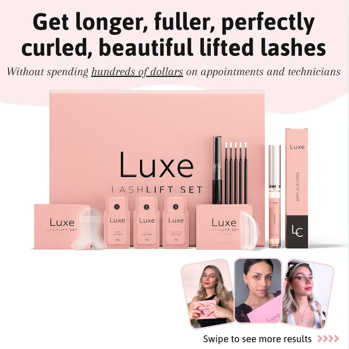 Luxe Lashlift Set - Safe and gentle for the lashes - Also for thin, light & sturdy lashes