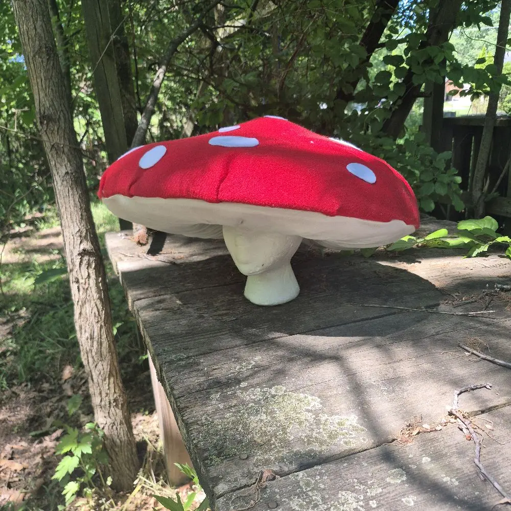 Mushroom "Peak" Game Inspired Hat. Unisex adult mushroom hat, one size fits most.