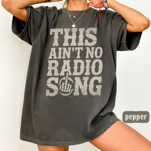 This Aint No Radio Song Hardy Graphic Band Tee, Country Music Shirt, hardy t shirts, Music Tour 2025 shirt, Hardy Fan Gift, Menswear Womenswear Top