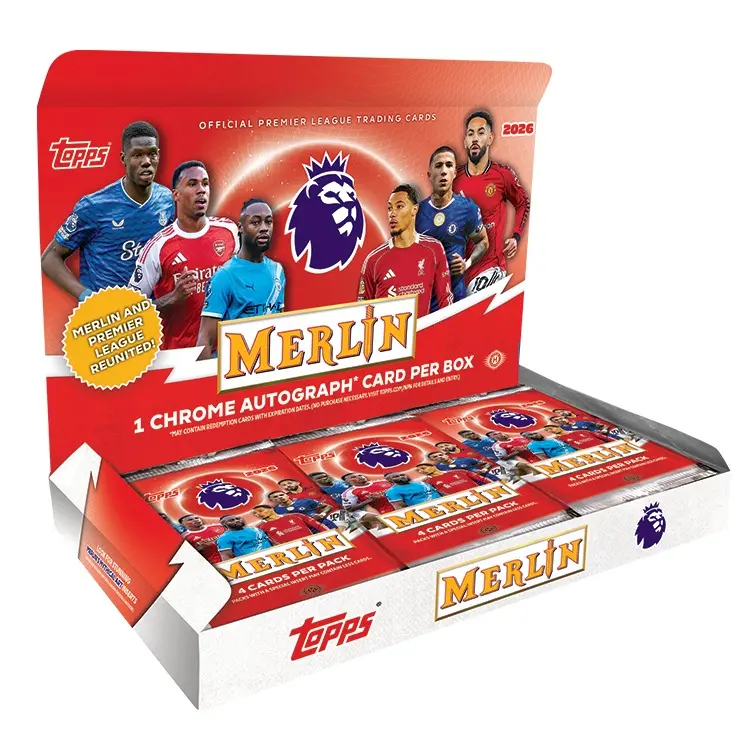 2026 Topps Merlin Premier League Hobby Box or Pack