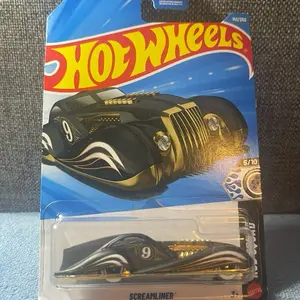 Hot Wheels Screamliner Rod Squad 5/10 Black Gold Hot Rod