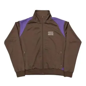 Sinclair Tech Logo Track Jacket Brown