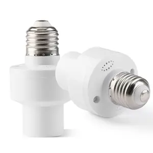 Microwave Radar Motion-Sensing Lamp Holder (Standard E27/E26 Screw Base) | Microwave Penetration Sensing: Detects Through Obstacles | Lights Up Upon Arrival, Turns Off After Departure Delay | Automatic Lighting for Hallways, Balconies, and Garages