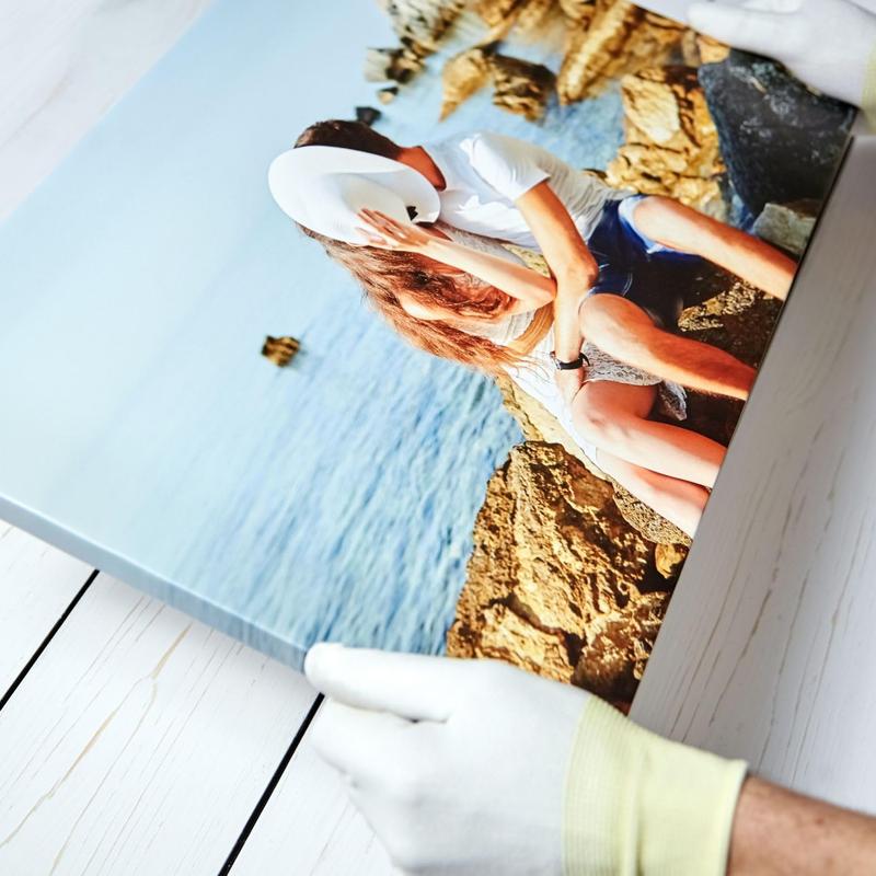 Personalized Custom Canvas Prints 12X16 Wedding Photo On Canvas Framed Artistic Wood Artwork For Home Decor Gifts High-Quality UV-Protected Inks Ready To Hang - Decoration