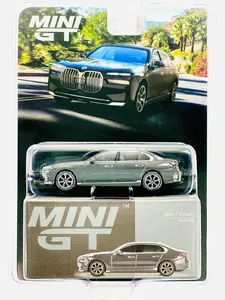 Mini GT Mijo Exclusive BMW i7 xDrive60 Dravit Grey LHD #818